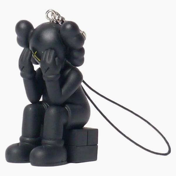 Kaws Passing Through Keychain Black