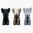 Kaws Passing Through Open Edition Vinyl Figure Black/Brown/Gray Set