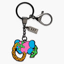 Kaws permanent Love Keychain Multicolor
