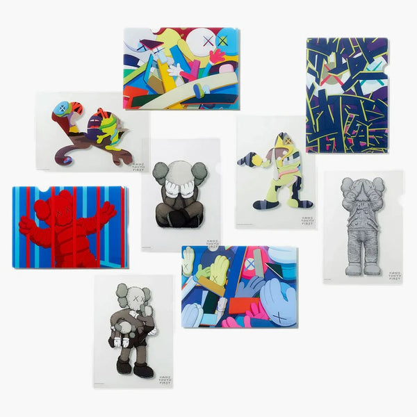 Kaws Tokyo First Clear File Set of 9
