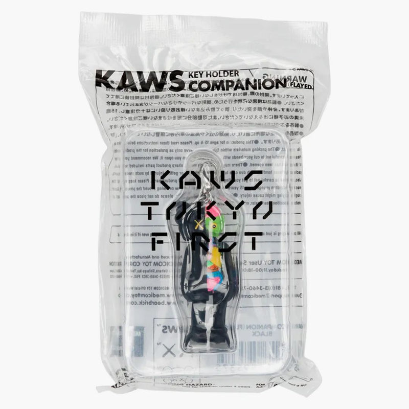 Kaws Tokyo per primo portachiavi da compagnia flayod Black (2021)