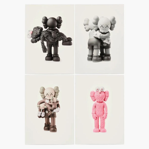 Kaws Vinyl Toys Poscard (sada 4) Multi