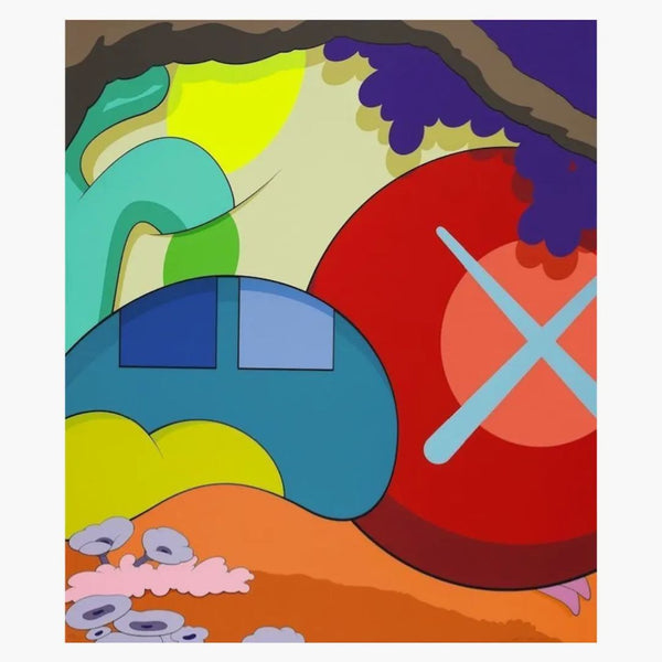KAWS Du borde veta att jag vet tryck 2015 (signerad, utgåva av 250)