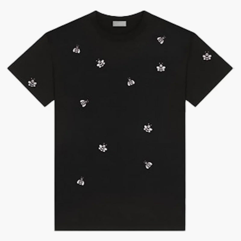 Kaws X Dior Embroidered Bee T-Shirt Black