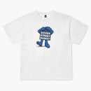 Kaws X Dover Street Market Fluro Rebellion T-shirt Blue