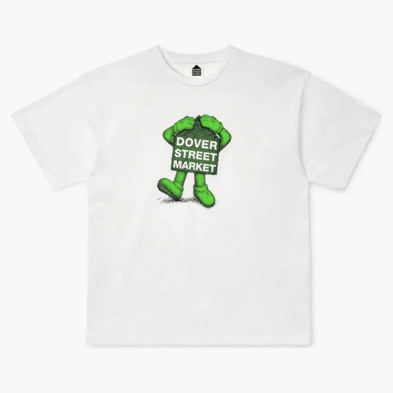 Kaws X Dover Street Market Fluro Rebellion T-Shirt Green