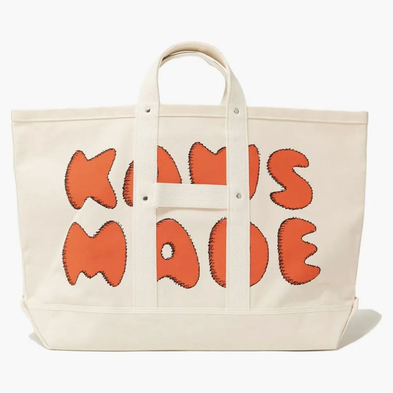 Kaws X Human Made Large Dead Bag White