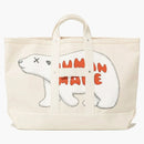 Kaws X Human Made Large Dead Bag White