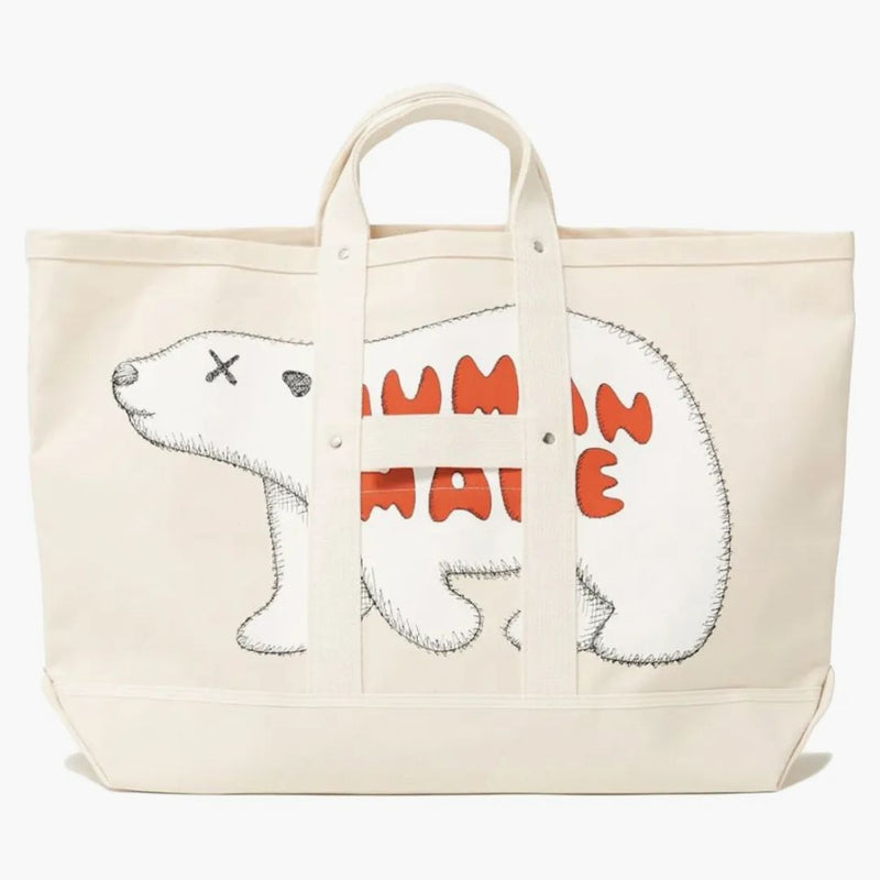 Kaws X Human Made Large Dead Bag White