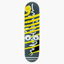 Kaws x krooked amarilla bendy skateboard cubierta multi