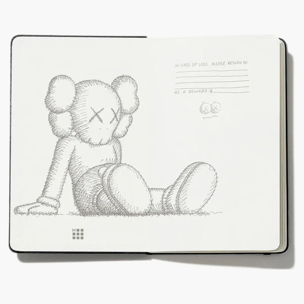 Kaws x Moleskine Tokio První zakázkový edice Journal Notebook