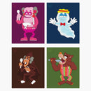 Kaws X Monster Poster Set Of 4