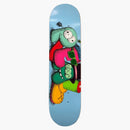 Kaws X Real Skateboards "Real" Skateboard Deck Blue