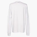 Kaws x sacai embroidery l/s tea white white