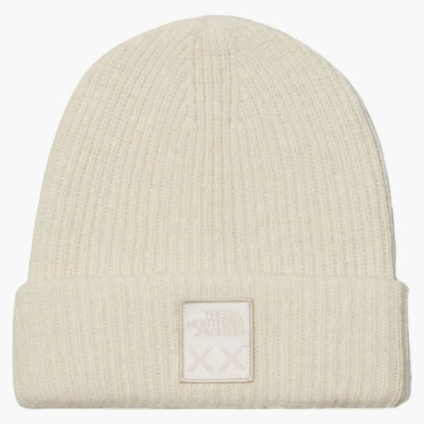 KAWS X North Face Beanie (FW22) Moonlight Ivory