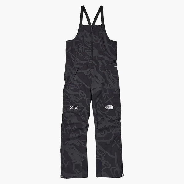 KAWS X North Face Freeride BIB TNF Black Dragline Print