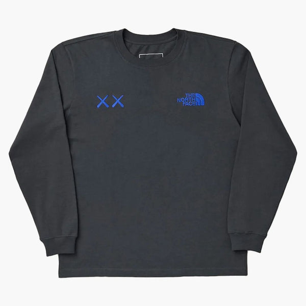 Kaws x North Face L/S Asfalt Grey