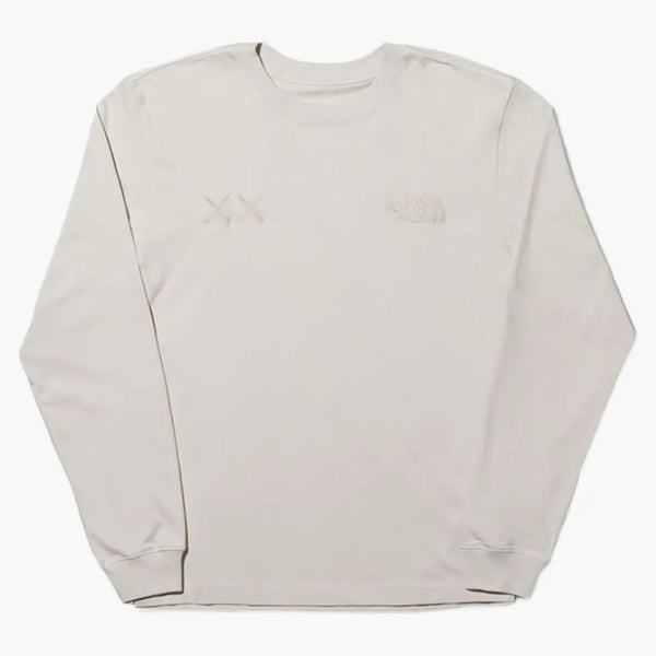 Kaws x North Face L/S T-Shirt Moonlight Ivory