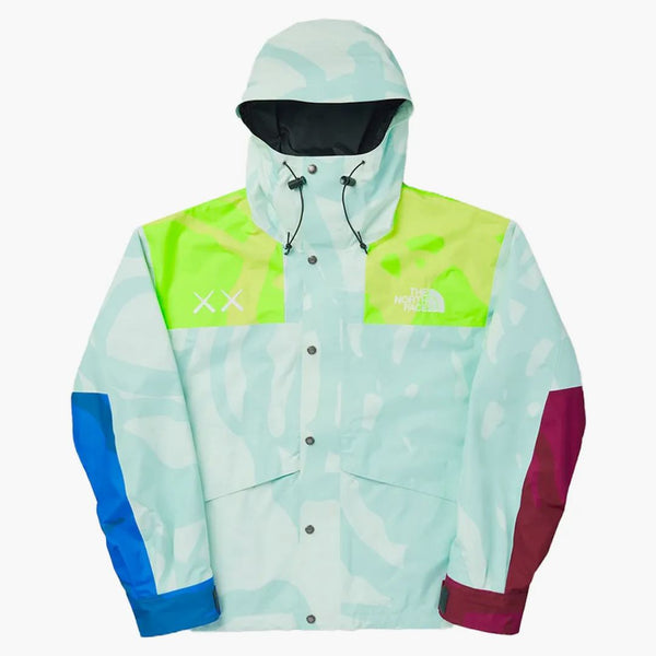 Kaws x North Face Retro 1986 Mountain Jacket Ice Blue 86 Print
