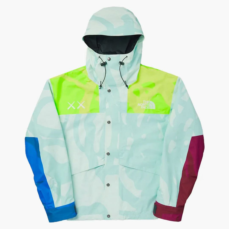 Kaws x North Face Retro 1986 Mountain Jacket Ice Blue 86 Print