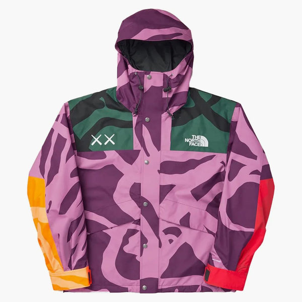 Kaws x North Face Retro 1986 Mountain Jacket Pamplona Purple 86 Print