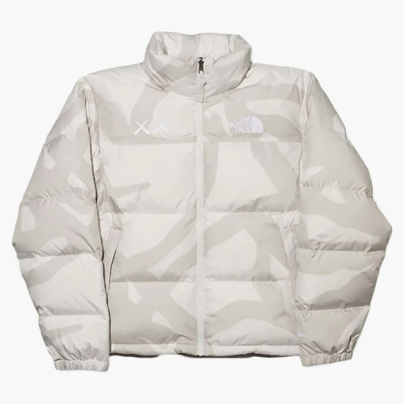 Kaws x North Face Retro 1996 Nuptse bunda Moonlight Ivory