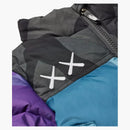 Kaws x The North Face Toddler 96 Nuptse bunda KW Monterey Blue Print