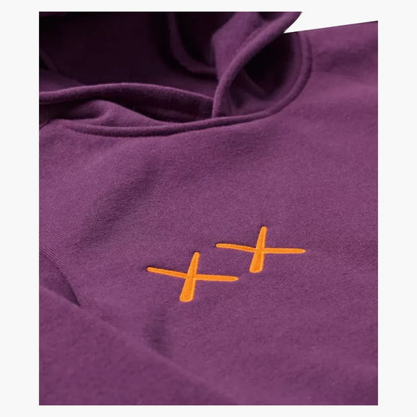 Kaws x North Face Youth Hoodie Blackberry Wine