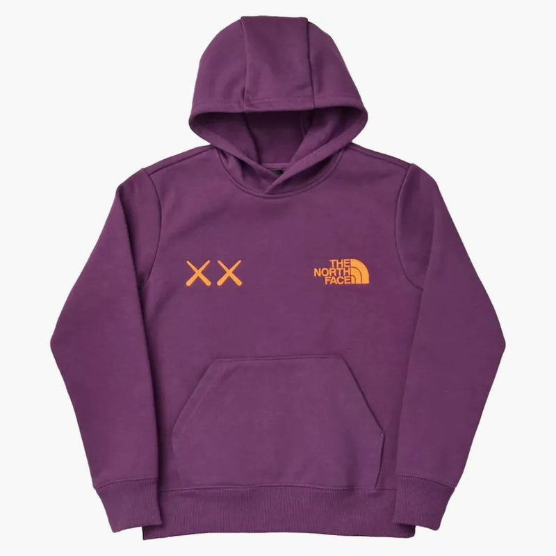 Kaws x North Face Youth Hoodie Blackberry Wine