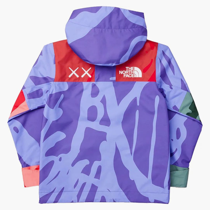 Kaws x North Face Youth 1986 Mountain Jacket KW Peak Purple 86 Print
