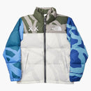 Kaws X The North Face Youth Retro 1996 NUPTSE JACKET KW Moonlight Ivory Nupse Print