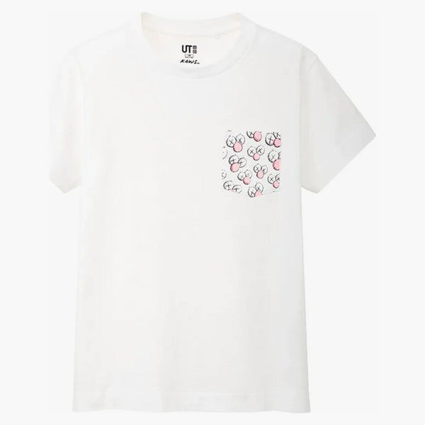 KAWS X UNIQLO BFF Pocket Tea (Niños) Blanco