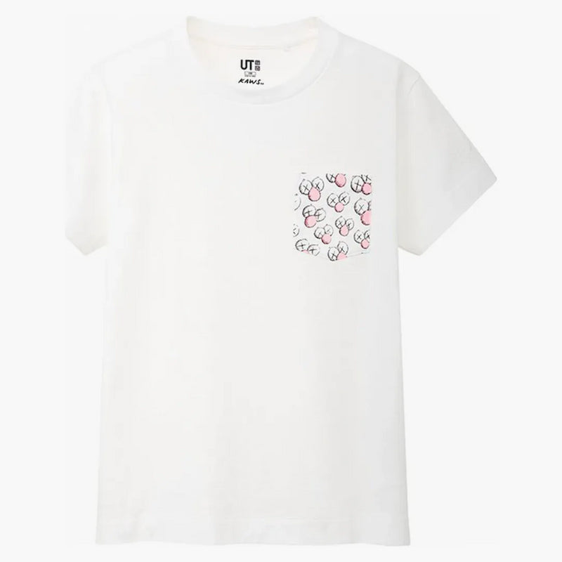 Kaws X Uniqlo BFF Pocket Tea (barn) White