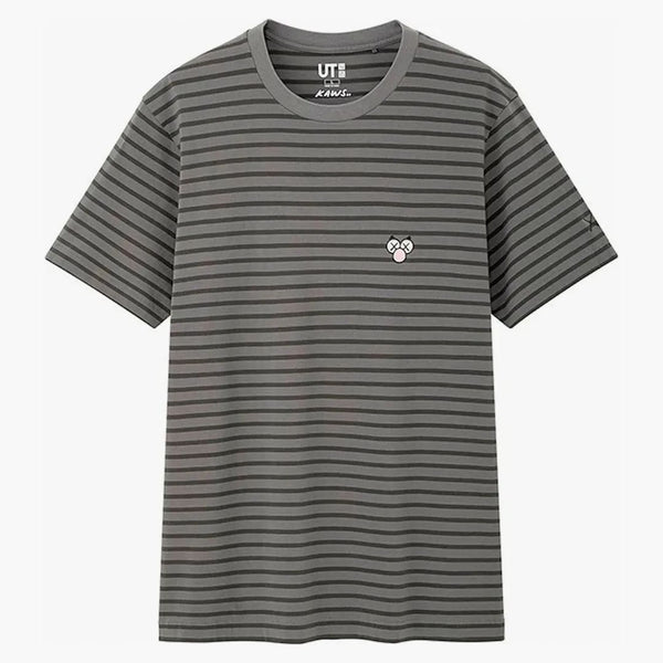 Kaws X Uniqlo BFF Striped Tea (US Sizing) Dark Gray