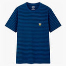 Kaws X Uniqlo Bff Striped Tea (Japanese Sizing) Blue
