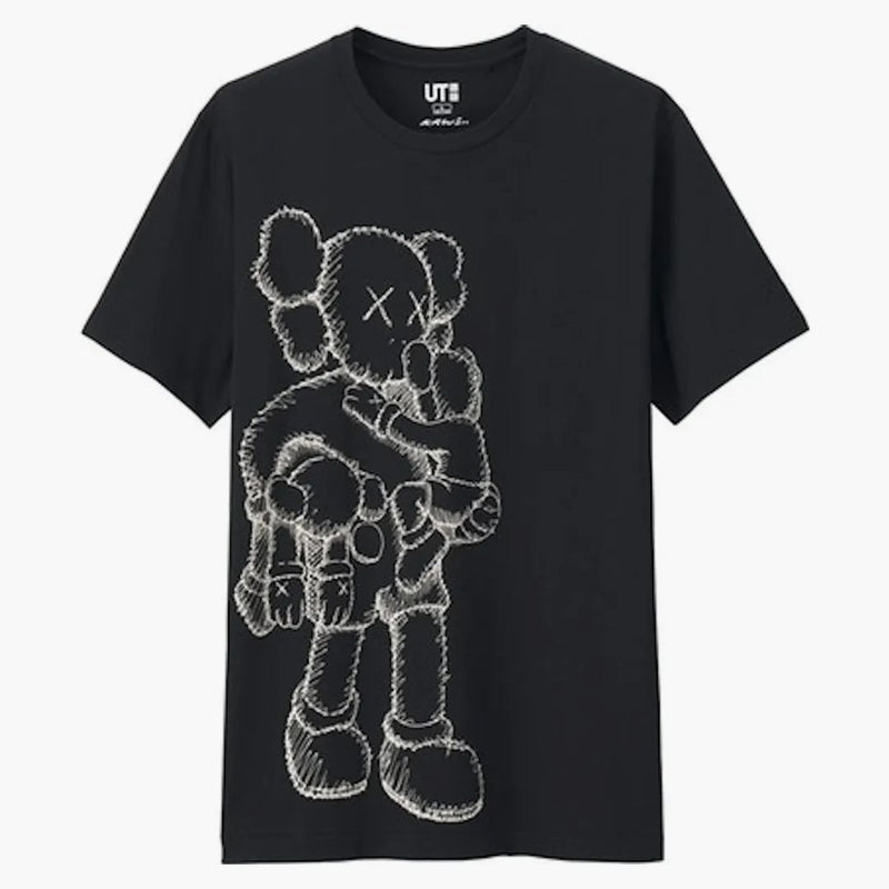 Kaws x Uniqlo Clean Slate Tea (Asia Sizing) Black