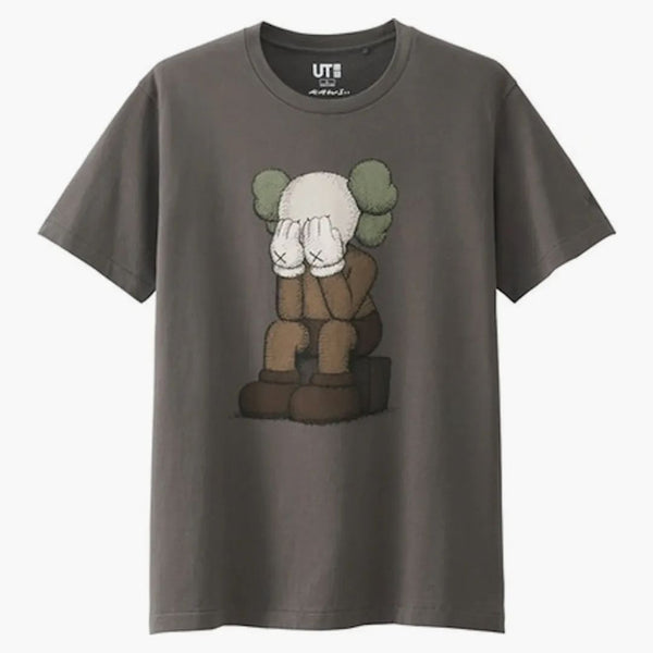 Kaws X Uniqlo Passing Through Tea (Japanese Sizing) Brown