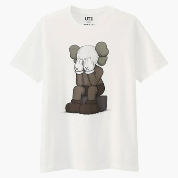 Kaws X Uniqlo Passing Through Tea (Japanese Sizing) White