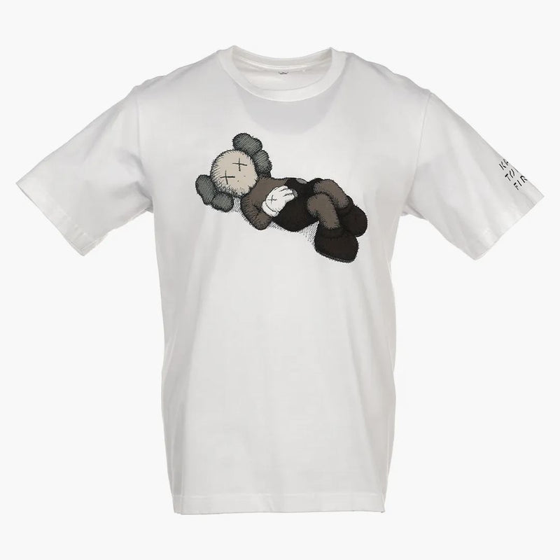 Kaws X Uniqlo Tokyo First Tea (Asia Sizing) White