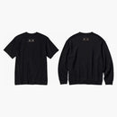 Kaws X Uniqlo Ut Short Sleeve T-Shirt & Sweatshirt Set Black/Black