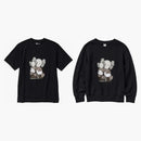 Kaws X Uniqlo Ut Short Sleeve T-Shirt & Sweatshirt Set Black/Black