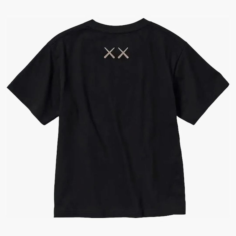 Kaws x uniqlo ut ungdoms kortärmad grafisk t-shirt (Asia storlek) svart