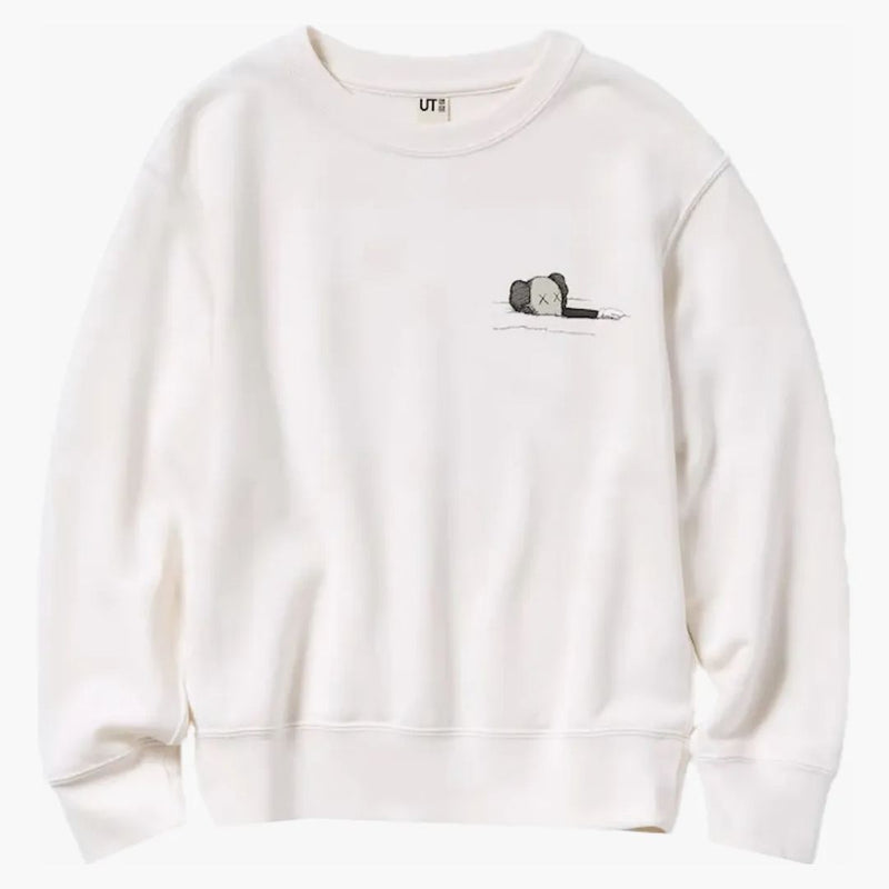 Kaws X Uniqlo Youth Longsleeve Sweatshirt (Asia Sizing) Off White