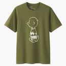 Kaws X Uniqlo X Peanuts Charlie Brown Tee Olive