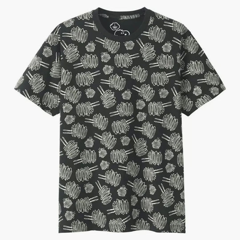 Kaws X Uniqlo X Peanuts Dust Cloud All Over Tea Black