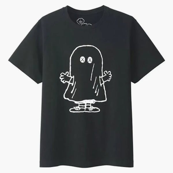 Kaws X Uniqlo X Peanuts Ghost Tea (Japanese Sizing) Black