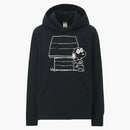 Kaws X Uniqlo X Peanuts Joe Kaws Doghouse Hoodie (us Womens Sizing) Black