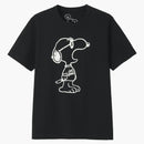 Kaws X Uniqlo X Peanuts Joe Kaws Yawn Outline Tea Black