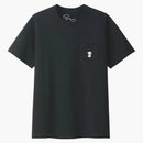 Kaws X Uniqlo X Peanuts Snoopy Pocket Tea (Japanese Sizing) Black