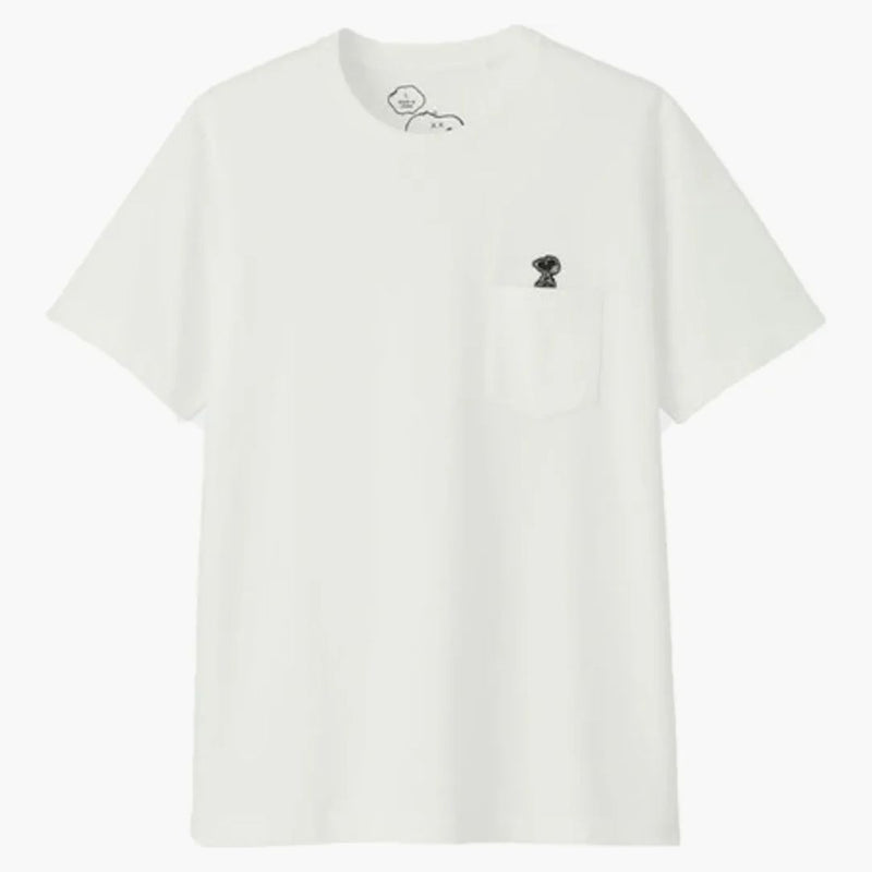 Kaws X Uniqlo X Peanuts Snoopy Pocket Tea (Japanese Sizing) (FW17) White